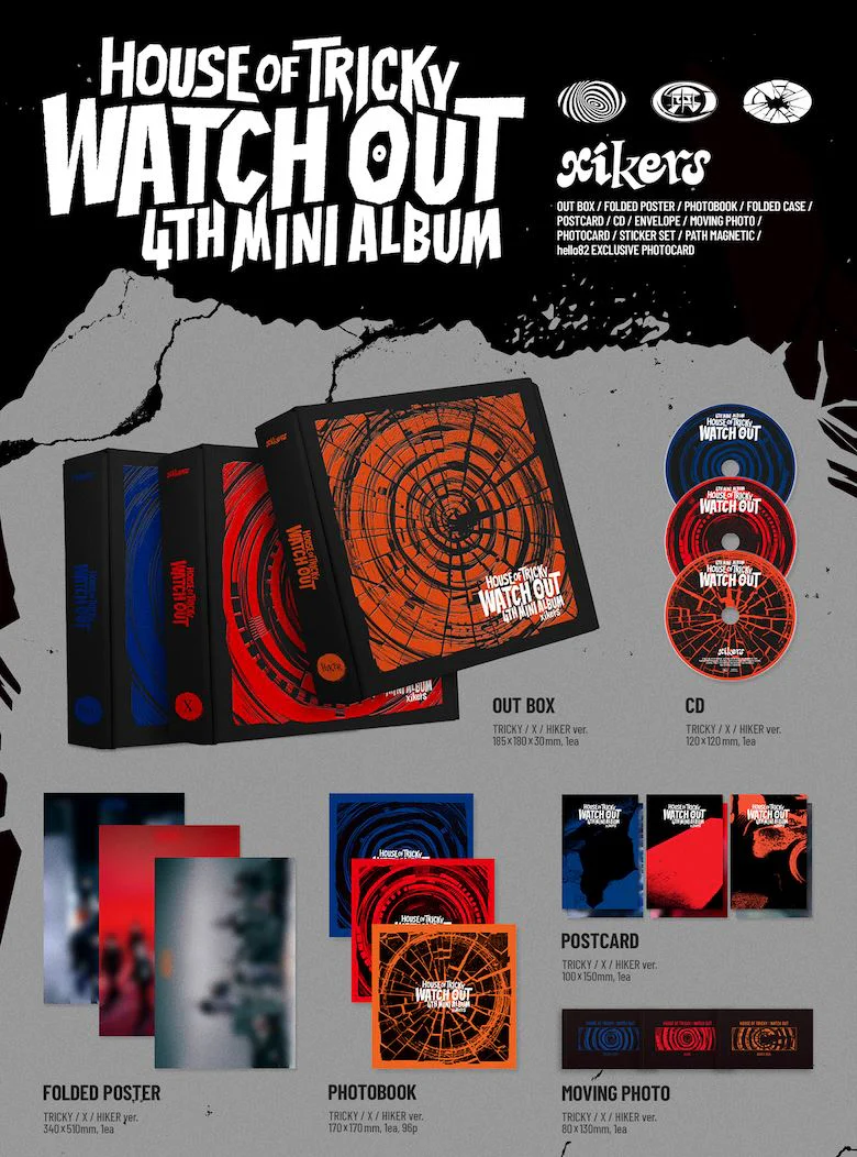 XIKERS - HOUSE OF TRICKY WATCH OUT (4TH MINI ALBUM) - Image 2