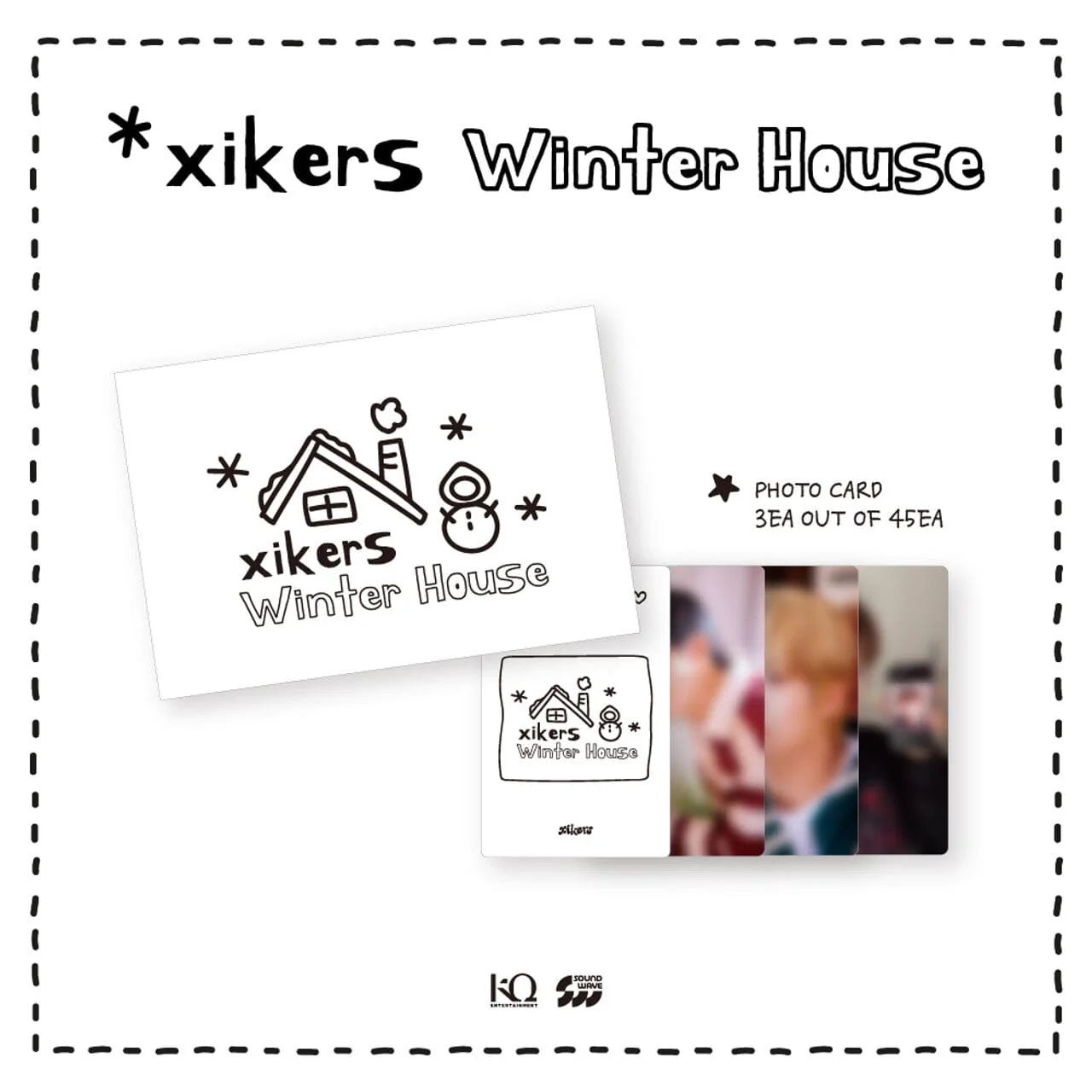 XIKERS - RANDOM TRADING CARD (WINTER HOUSE)