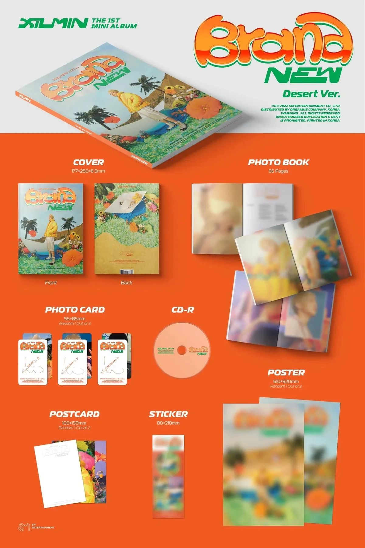 XIUMIN - BRAND NEW (PHOTOBOOK VER.) 1ST MINI ALBUM - Image 4