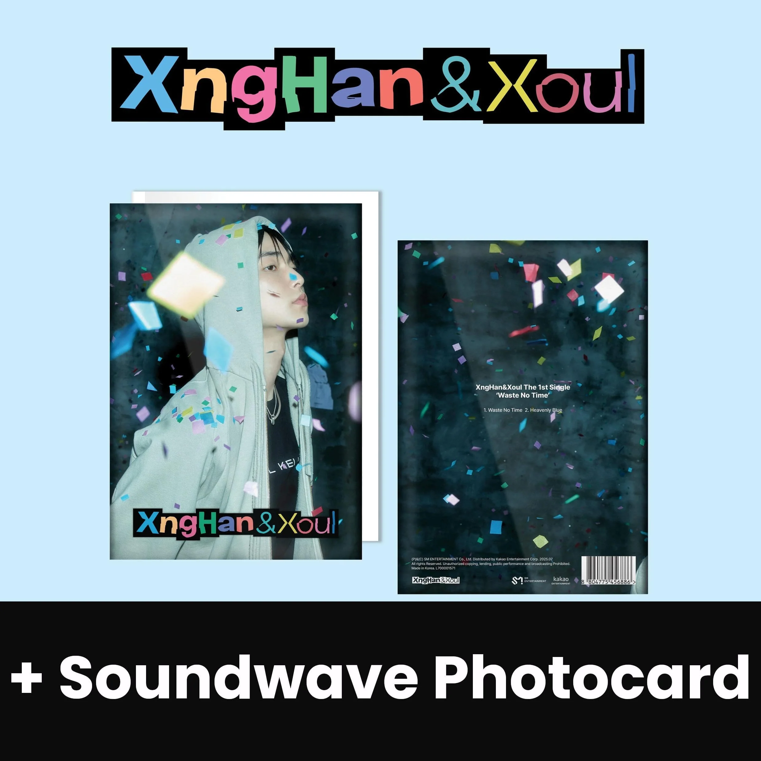 XNGHAN&XOUL - WASTE NO TIME (PHOTO BOOK VER.) + Soundwave Photocard