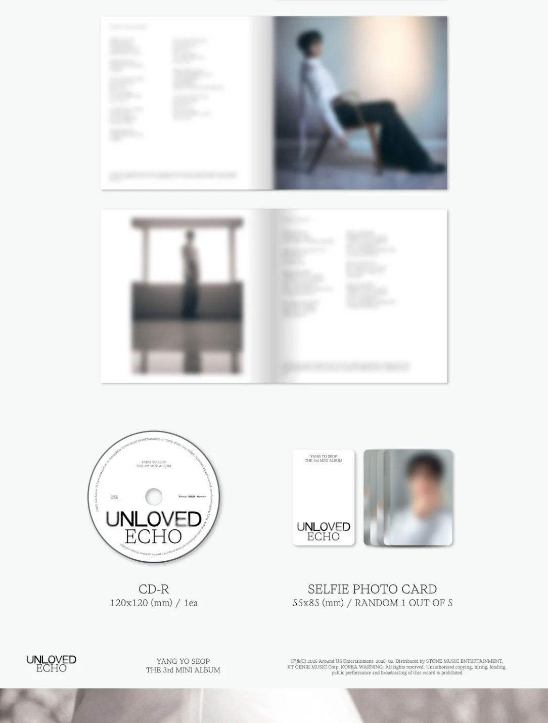 YANG YOSEOB - UNLOVED ECHO (JEWEL VER.) - Image 3
