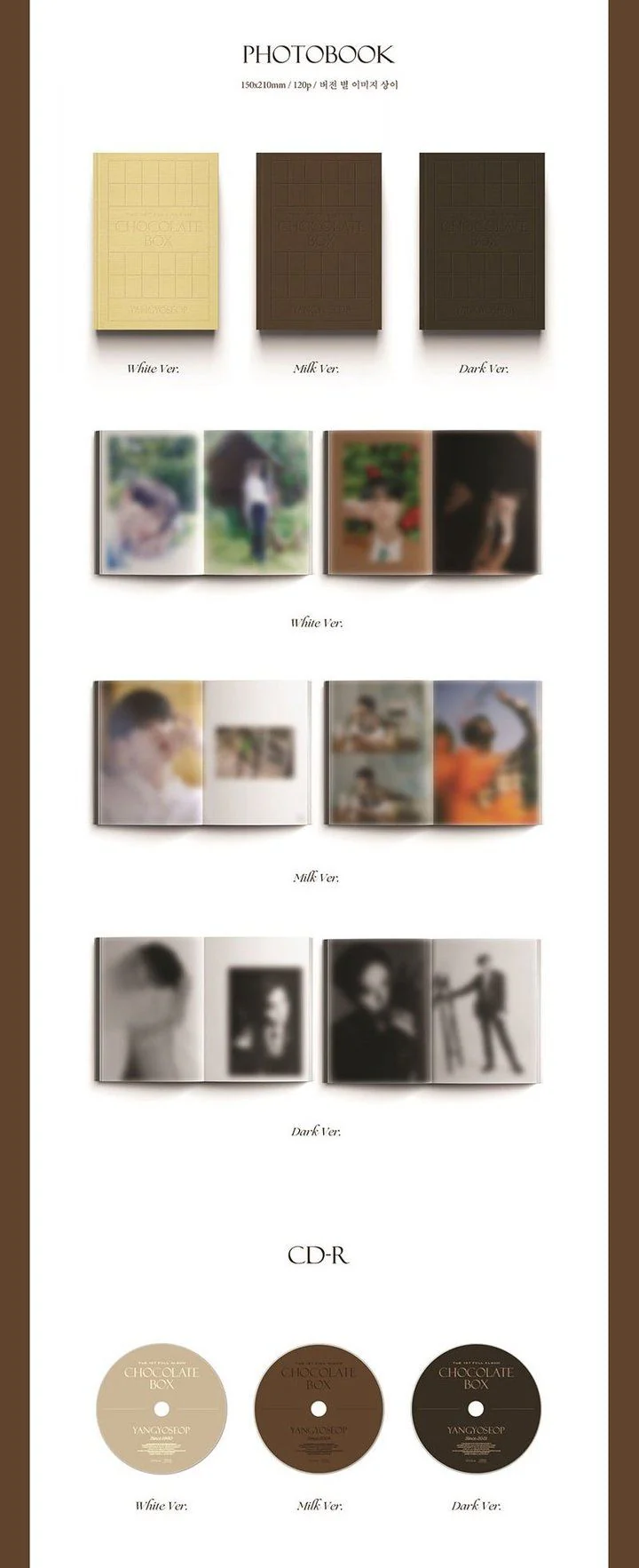 YANGYOSEOP - 1st Full Album [CHOCOLATE BOX] - Image 6