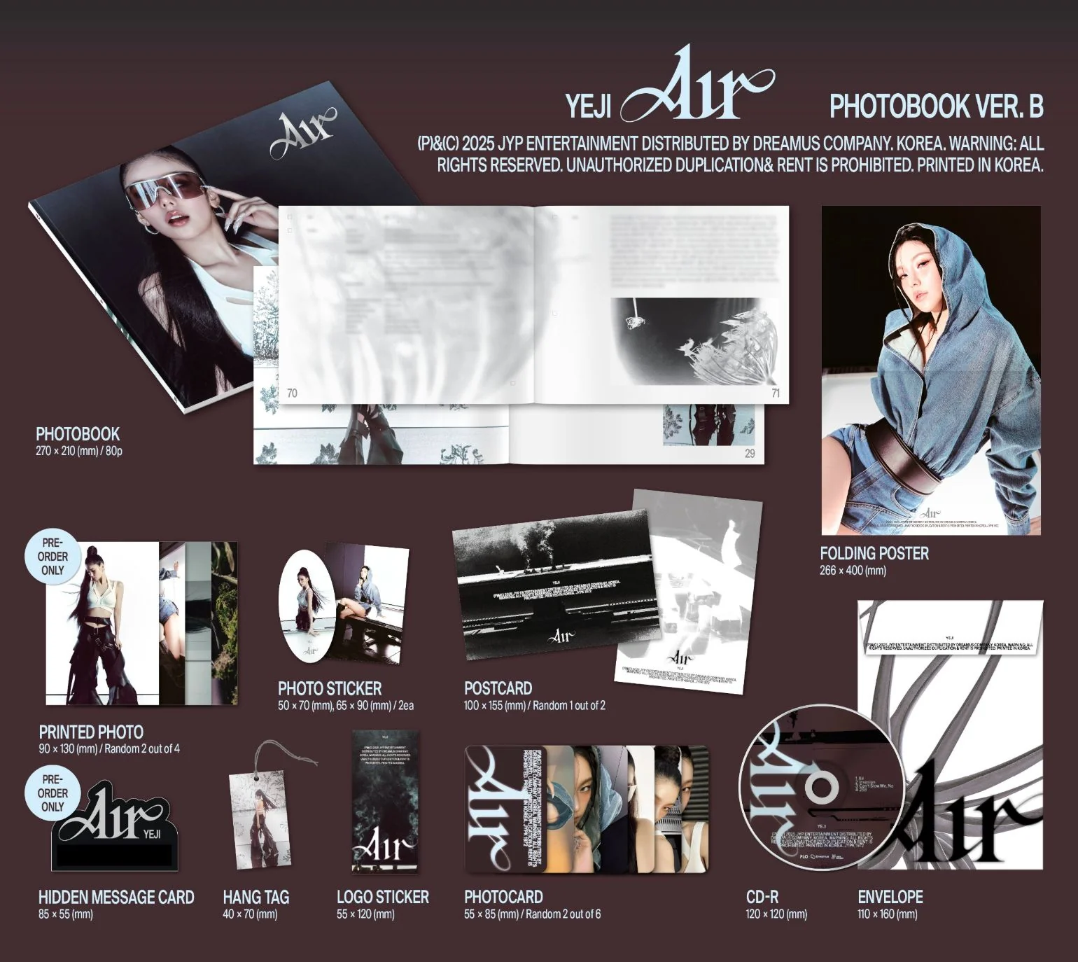 YEJI (ITZY) - AIR (PHOTOBOOK VER.) - Image 3