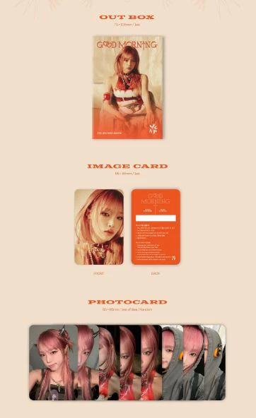 CHOI YENA - GOOD MORNING (3RD MINI ALBUM) PLVE VER. - Image 3