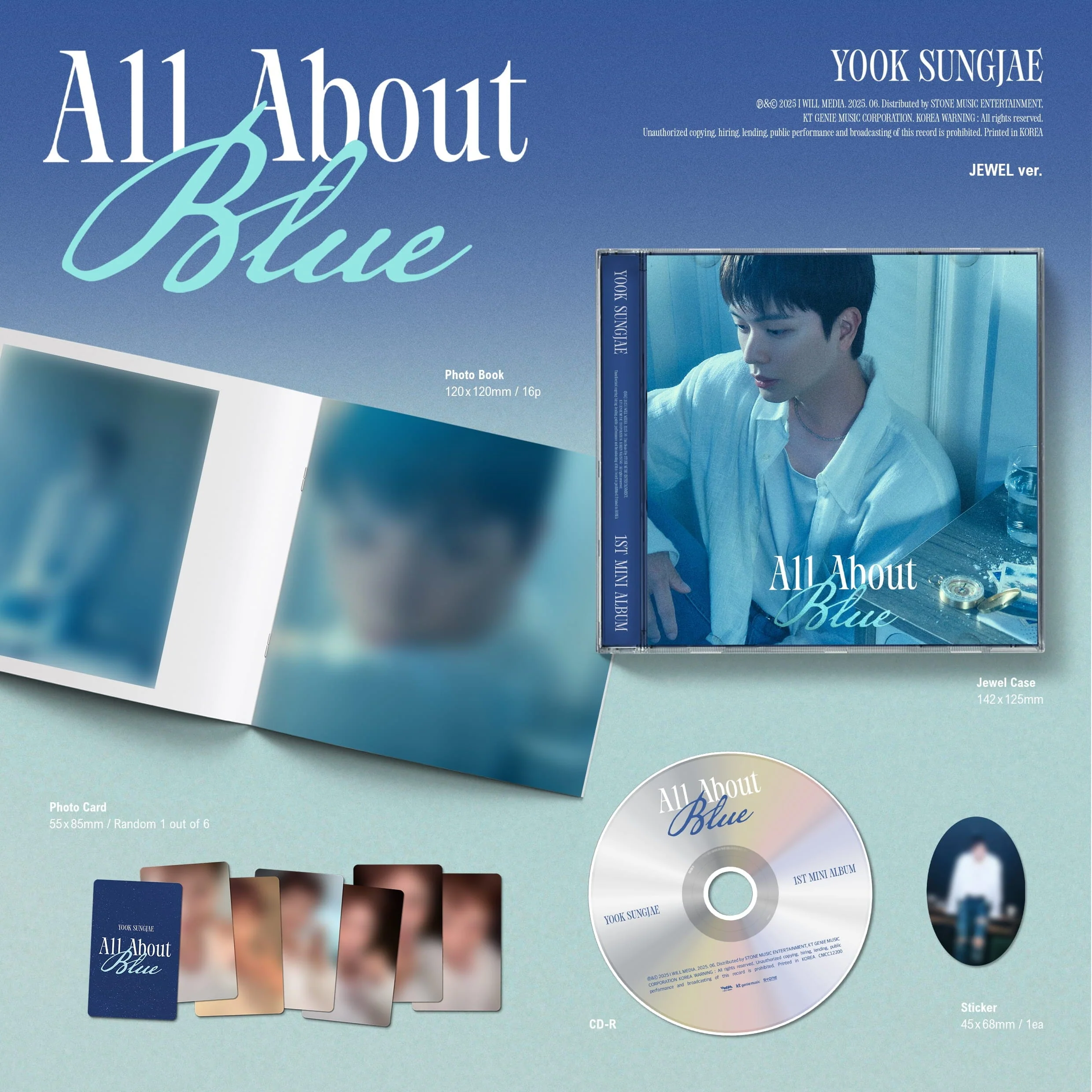 YOOK SUNGJAE (BTOB) - ALL ABOUT BLUE (JEWEL VER.) - Image 2
