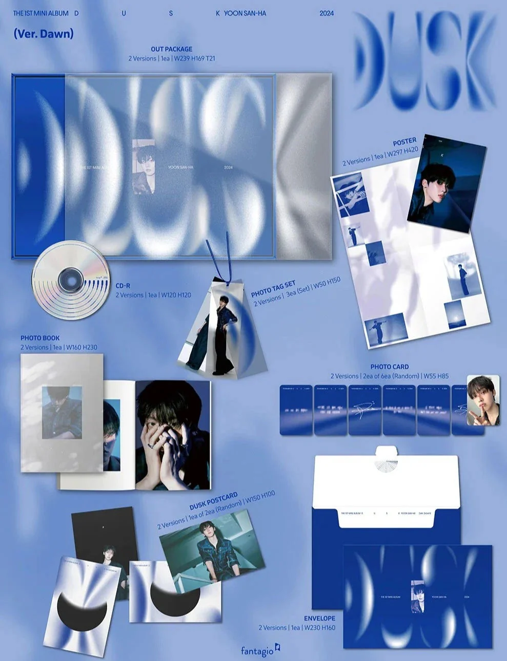 YOON SANHA (ASTRO) - DUSK (1ST MINI ALBUM) - Image 2