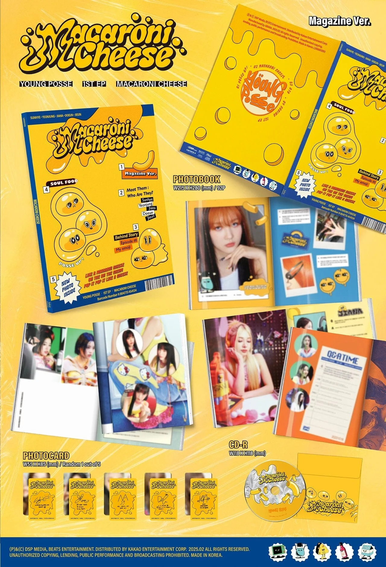 YOUNG POSSE - MACARONI CHEESE (MAGAZINE VER.) - Image 2