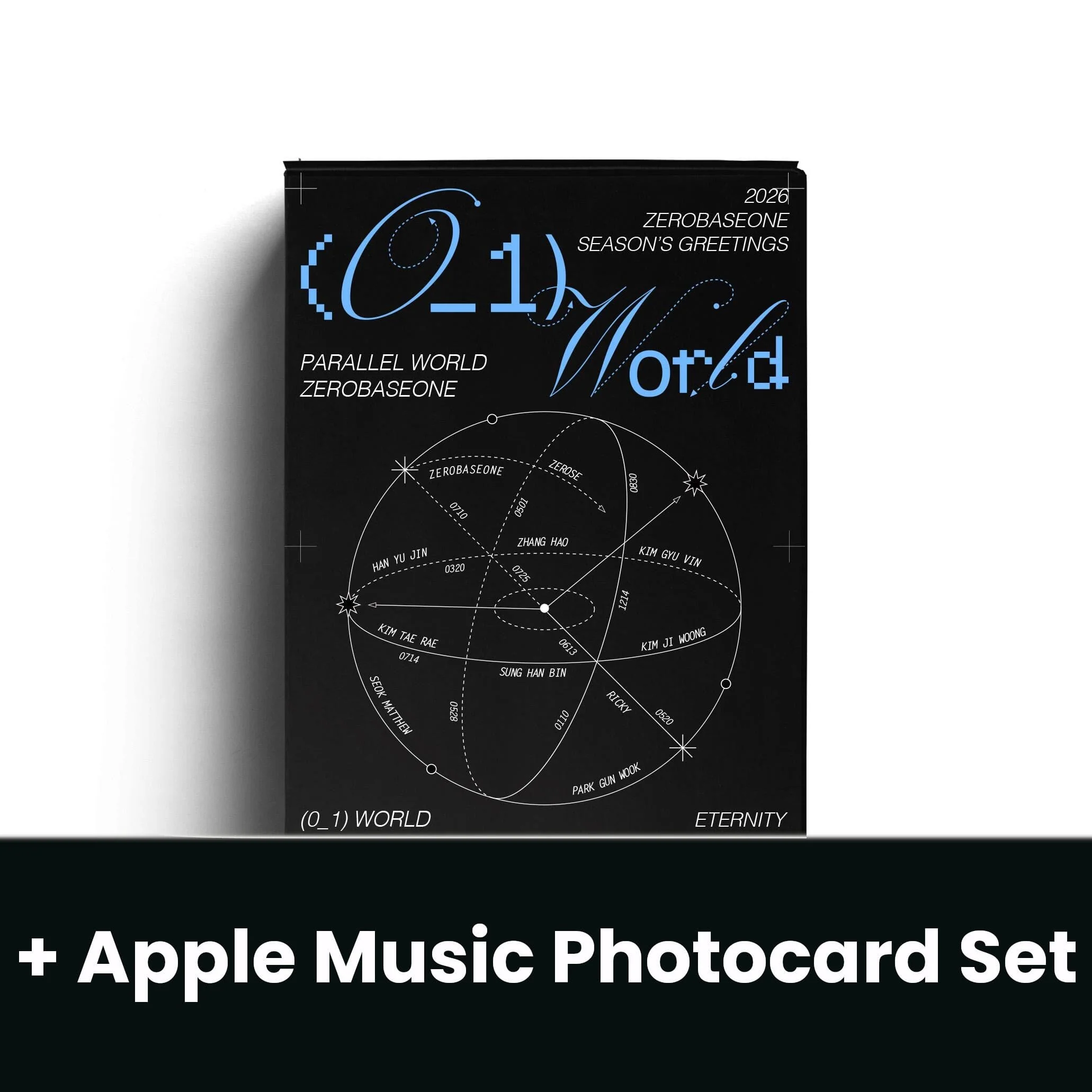 ZB1 - 2026 SEASON'S GREETINGS ((0_1) WORLD) + Apple Music Photocard Set