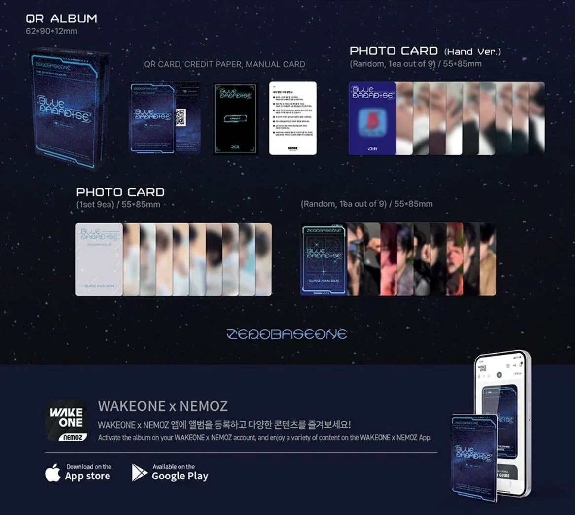 ZB1 - BLUE PARADISE (KEY CAP VER.) - Image 3