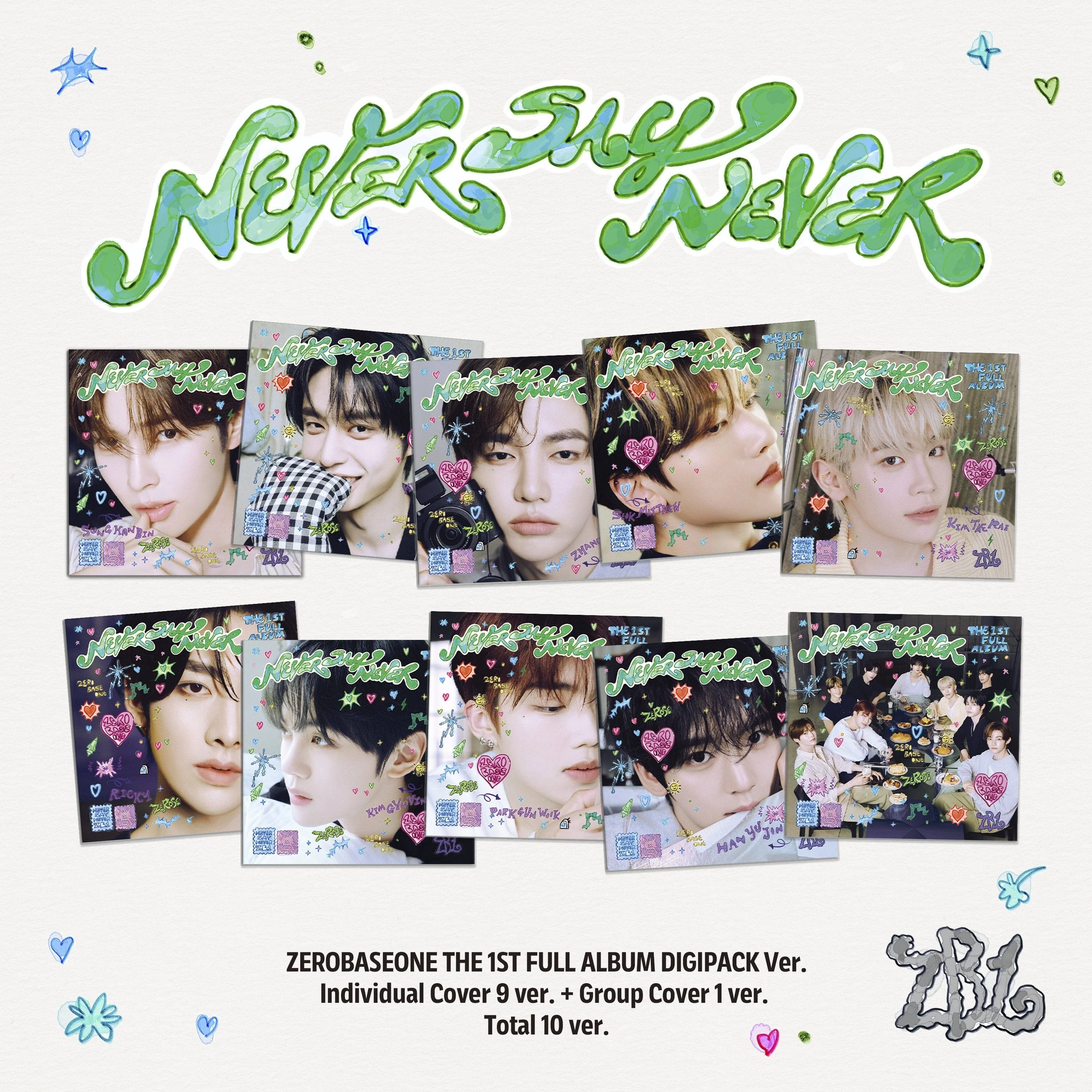 ZB1 - NEVER SAY NEVER (DIGIPACK VER.)