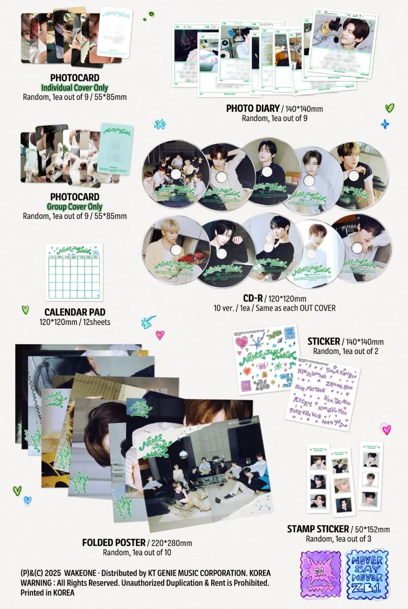 ZB1 - NEVER SAY NEVER (DIGIPACK VER.) - Image 3