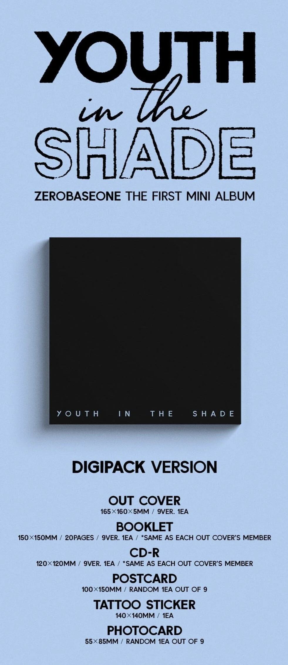 ZB1 - YOUTH IN THE SHADE (DIGIPACK VER.) - Image 2