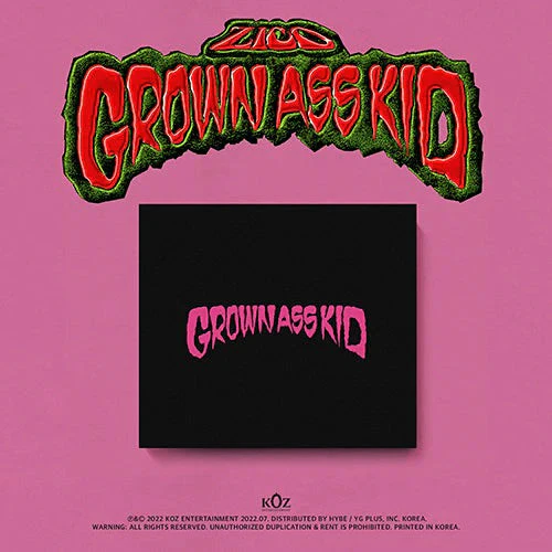 ZICO - 4TH MINI ALBUM GROWN ASS KID (JEWEL VER.)